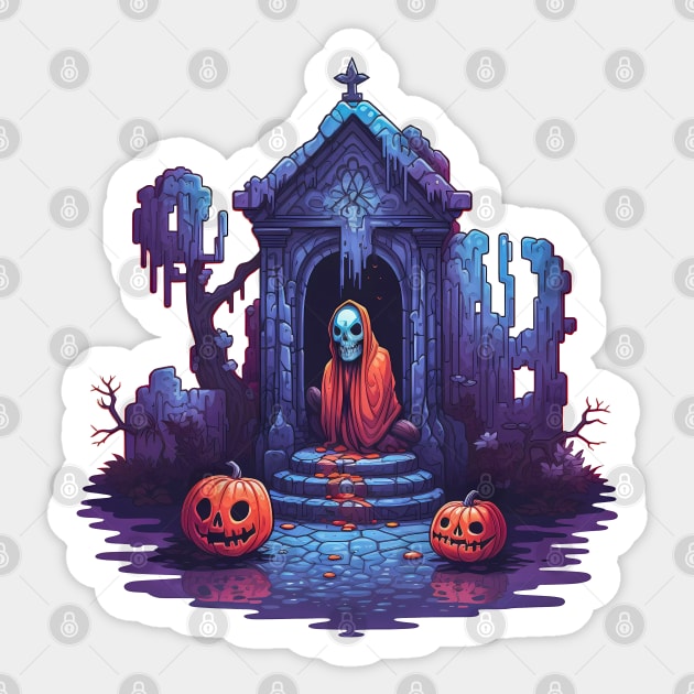 Spooky and Creepy 01 Sticker by ShopBuzz